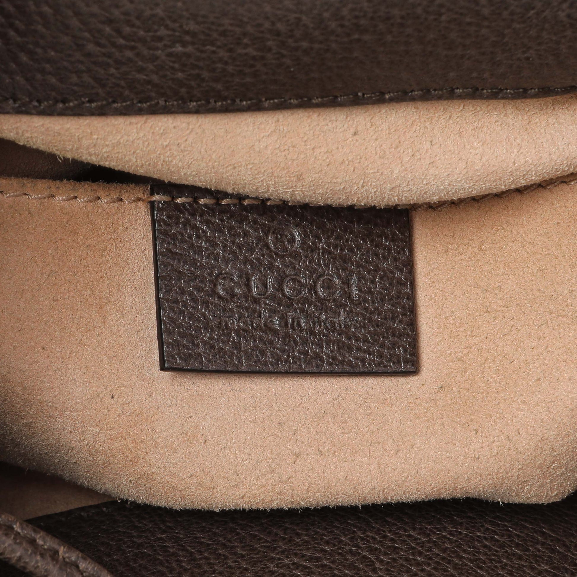 Exclusive Gucci GG Supreme Monogram Web Small Ophidia Bucket Bag — Alternate View 9