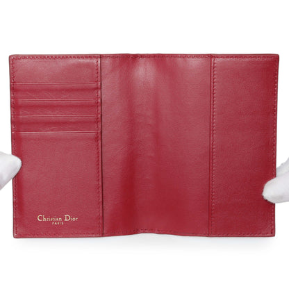 Exclusive Christian Dior Red Oblique Passport Holder — Top View