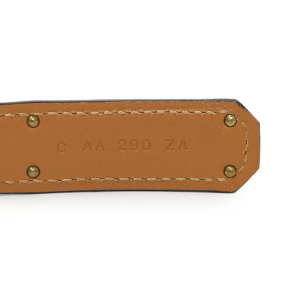 Exclusive Hermes Etoupe Epsom Kelly Belt — Back View