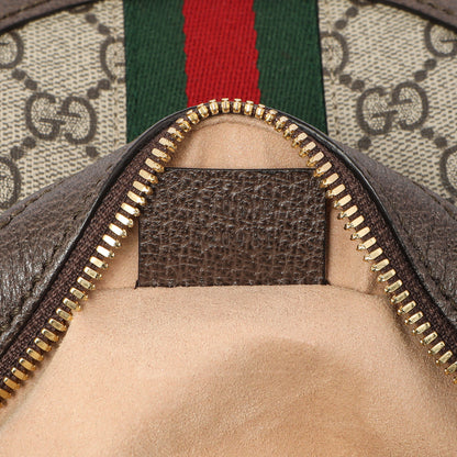 Exclusive Gucci GG Supreme Monogram Web Mini Ophidia Round Shoulder Bag — Alternate View 7