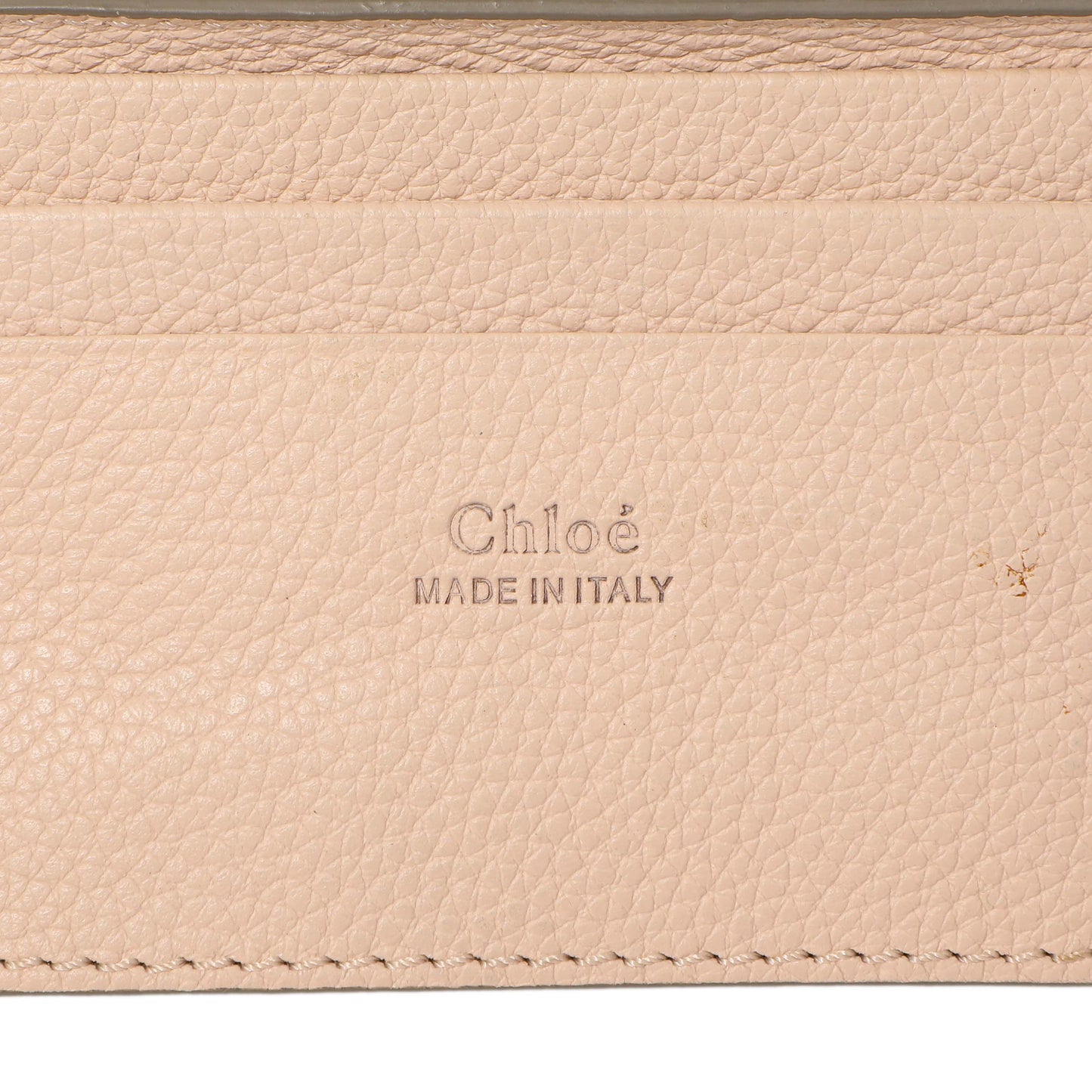 Exclusive Chloe Blush Nude Calfskin Mini Faye Shoulder Bag — Detail View