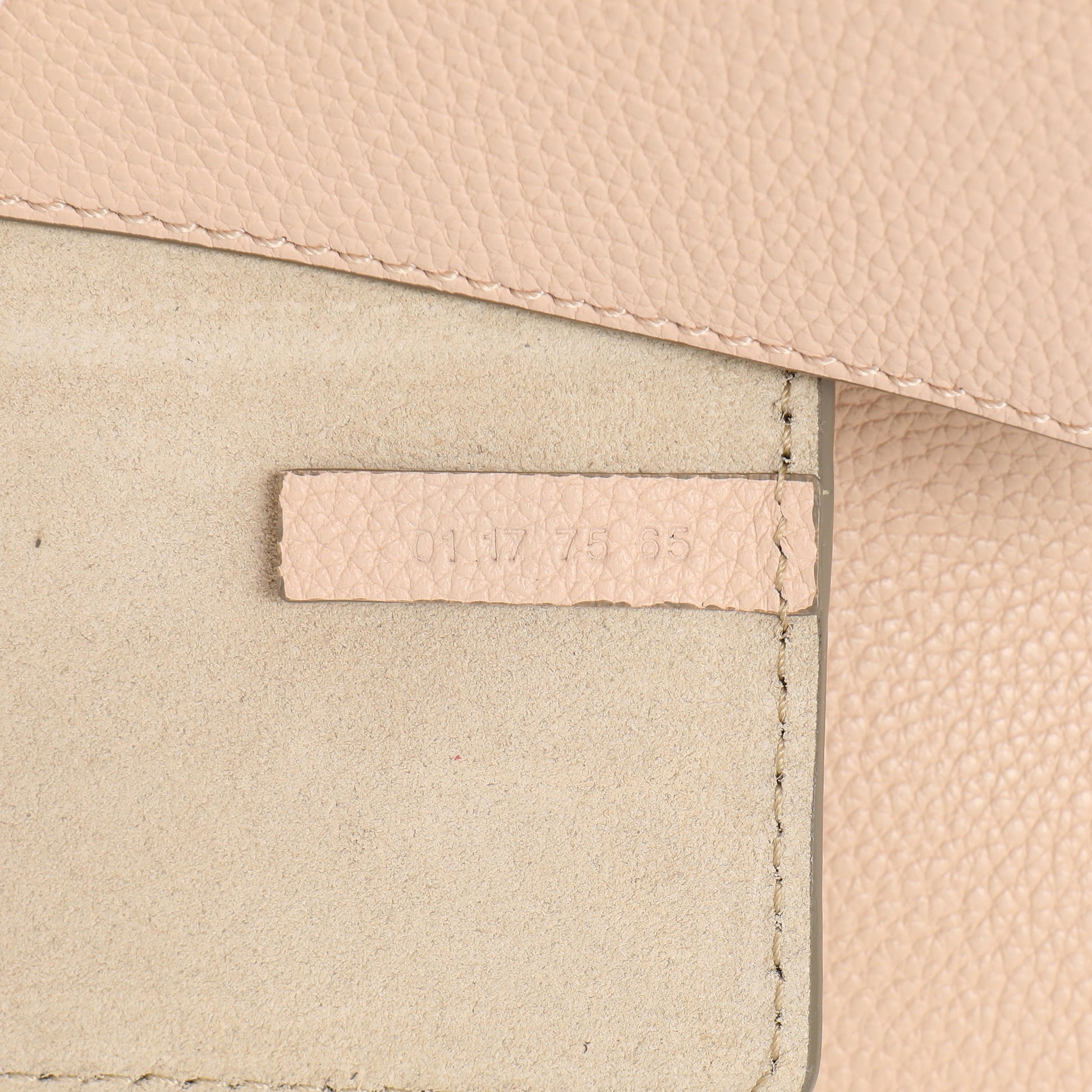Exclusive Chloe Blush Nude Calfskin Mini Faye Shoulder Bag — Lifestyle View