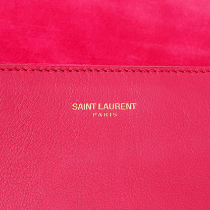 Exclusive Saint Laurent Pink Calfskin Y Ligne Clutch — Alternate View 11