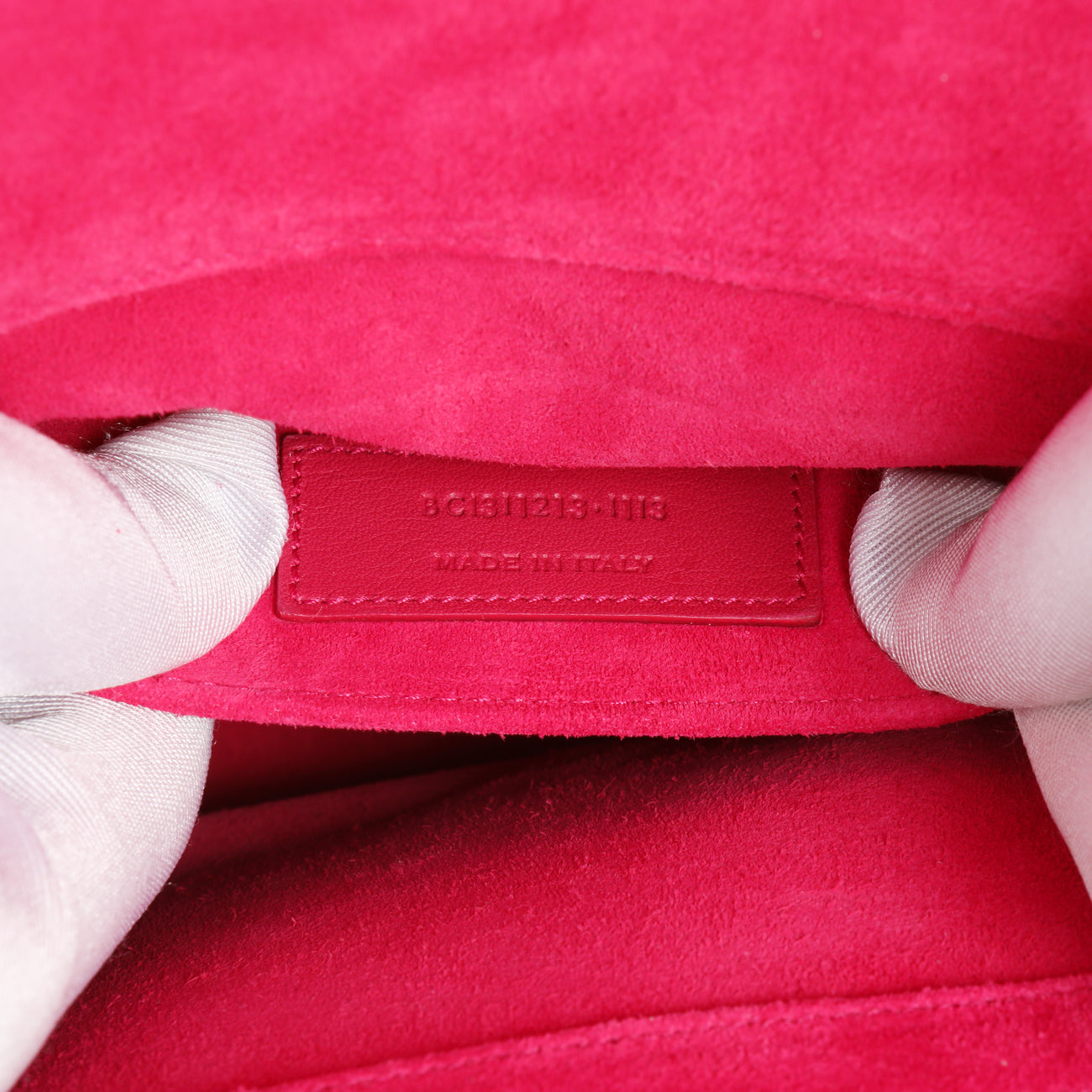 Exclusive Saint Laurent Pink Calfskin Y Ligne Clutch — Alternate View 10