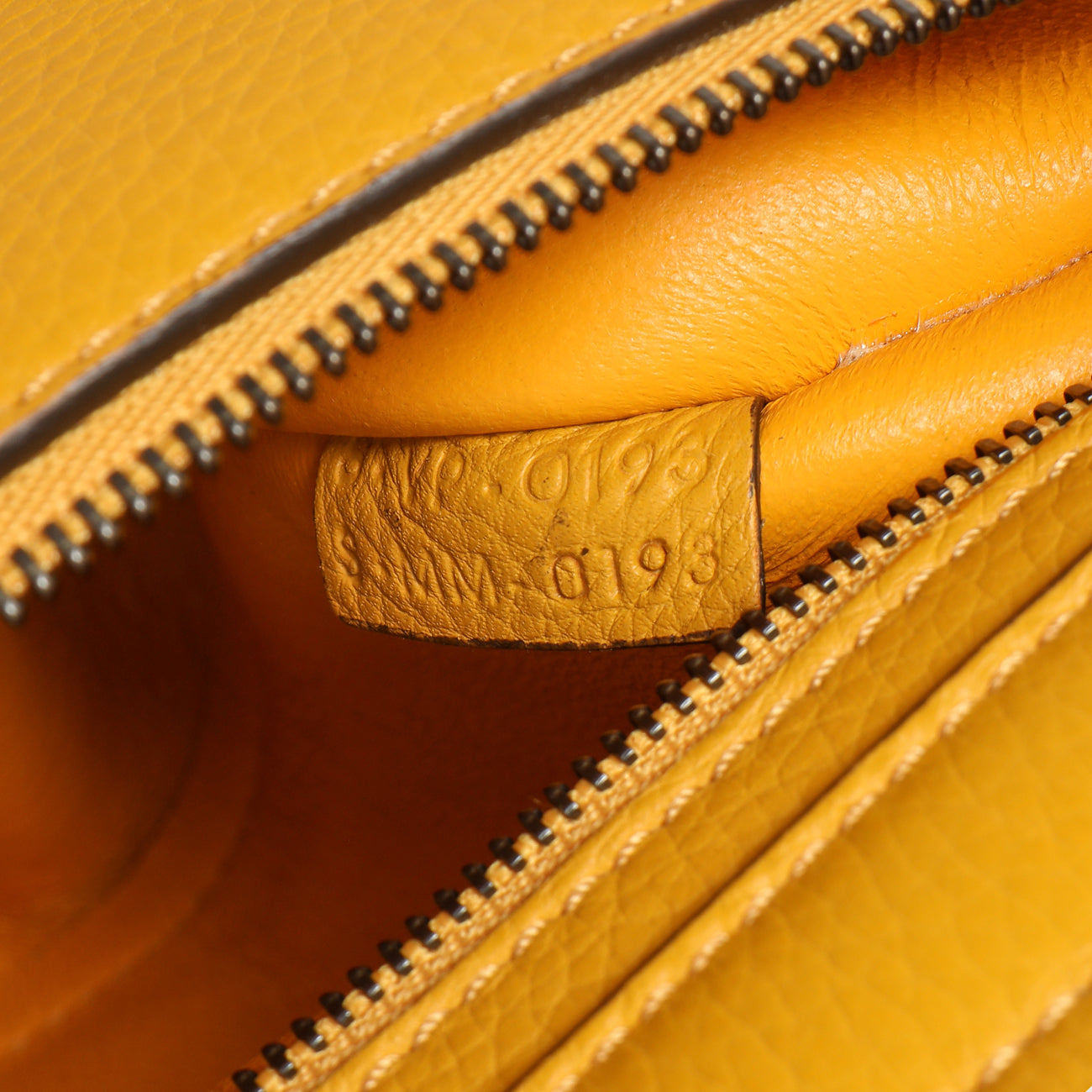 Exclusive Celine Yellow Drummed Calfskin Suede Medium Trapeze — Lifestyle View