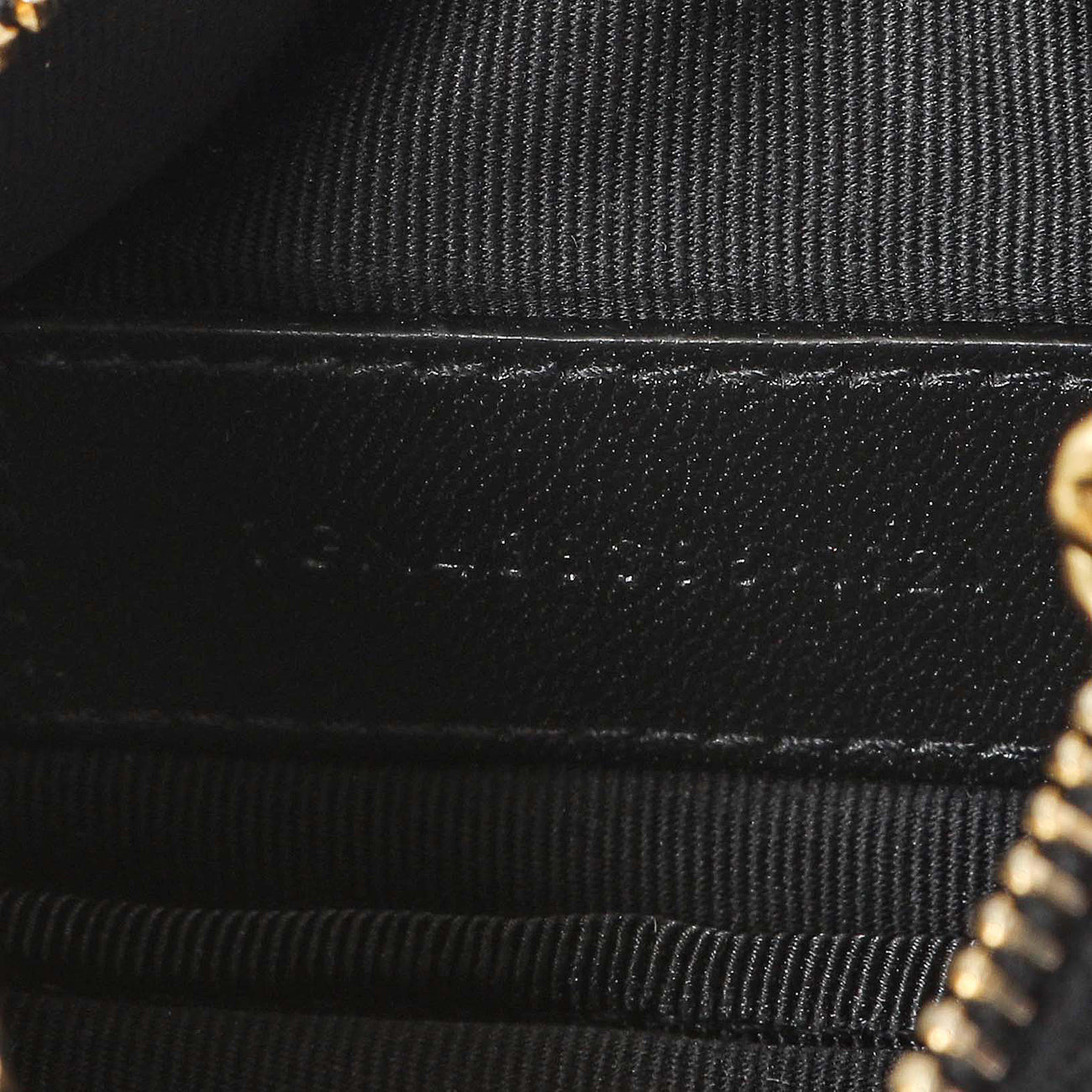 Exclusive Saint Laurent Black Calfskin Matelasse Monogram Key Pouch — Alternate View 8