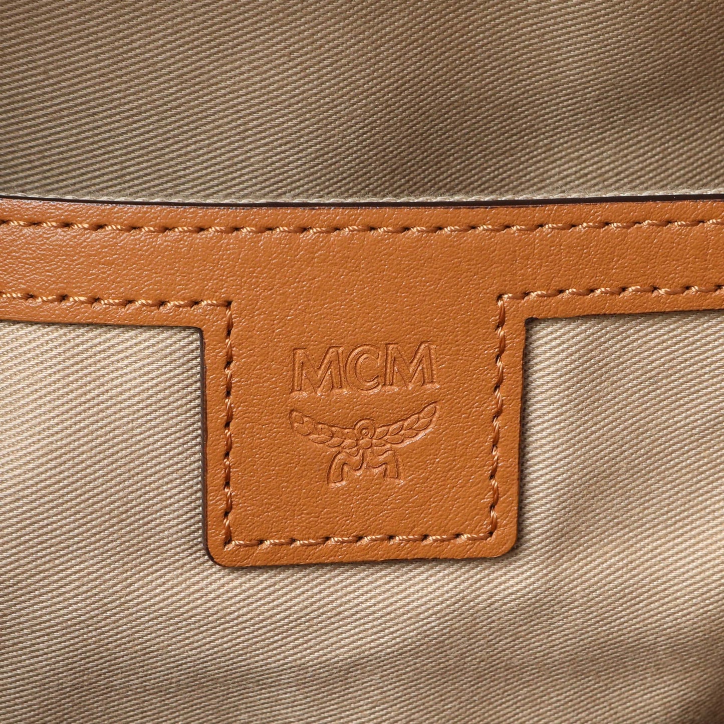Exclusive MCM Visetos Stark Berlin Backpack — Detail View