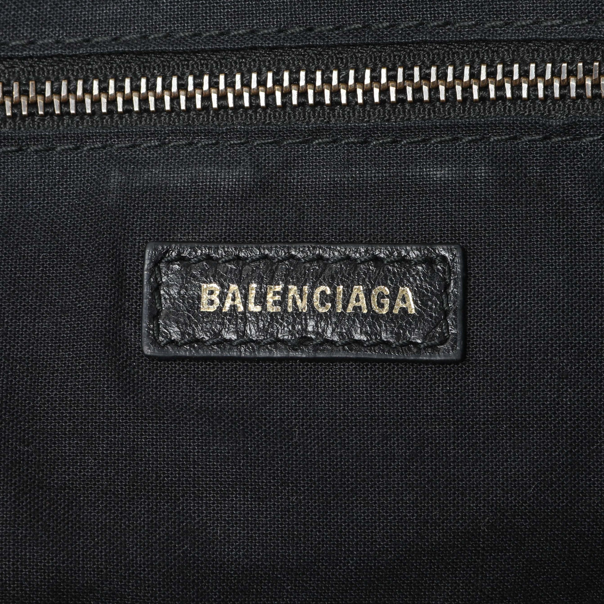 Exclusive Balenciaga Black Agneau Graffiti All Over Classic Hardware City — Alternate View 9