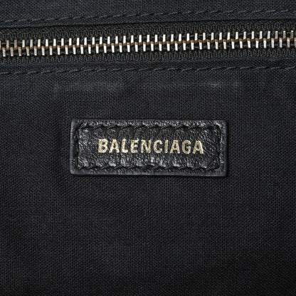Exclusive Balenciaga Black Agneau Graffiti All Over Classic Hardware City — Alternate View 9