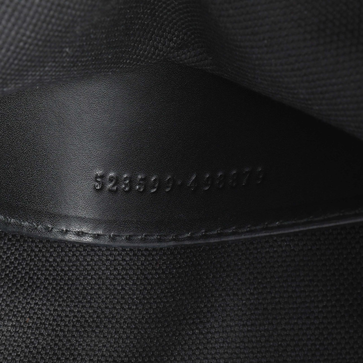 Exclusive Gucci GG Supreme Monogram Web Small Flat Messenger Bag — Lifestyle View