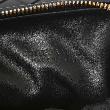 Exclusive Bottega Veneta Black Nappa Intrecciato Mini Jodie — Detail View