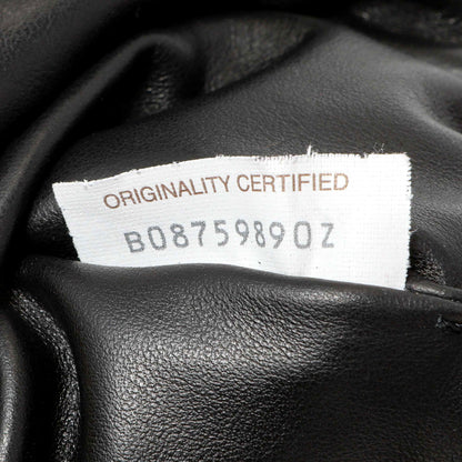 Exclusive Bottega Veneta Black Nappa Intrecciato Mini Jodie — Lifestyle View