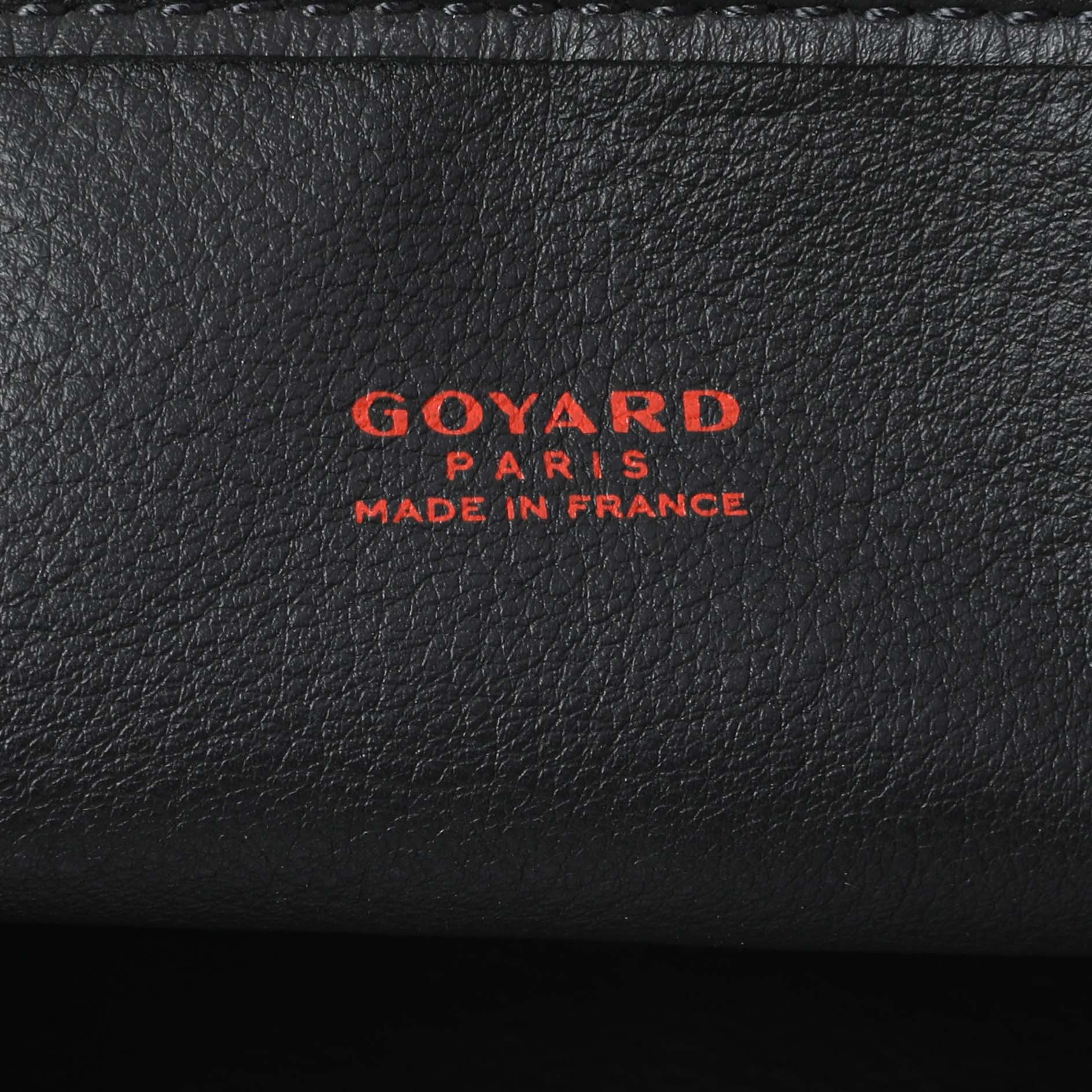 Exclusive Goyard Black Goyardine Reversible Mini Anjou — Alternate View 9