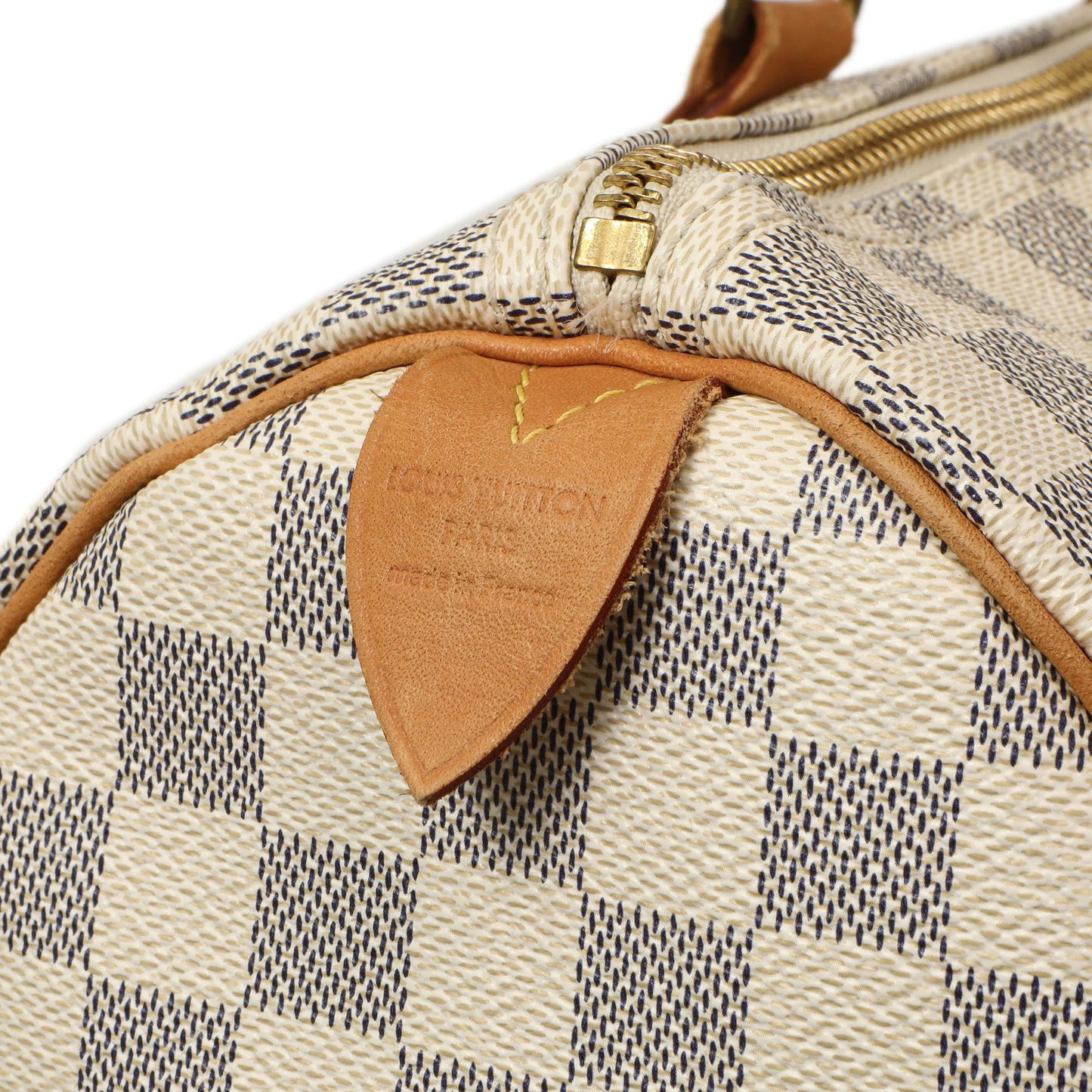 Exclusive Louis Vuitton Damier Azur Speedy 35 — Alternate View 9