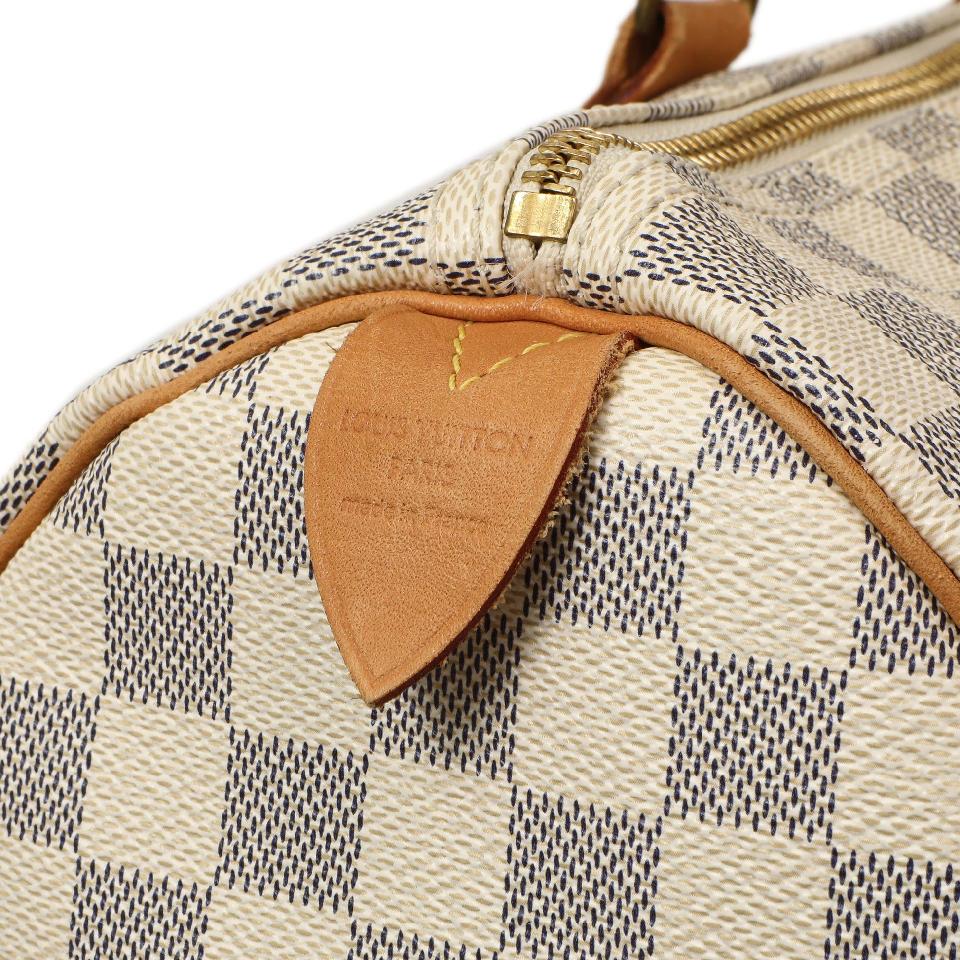 Exclusive Louis Vuitton Damier Azur Speedy 35 — Alternate View 9