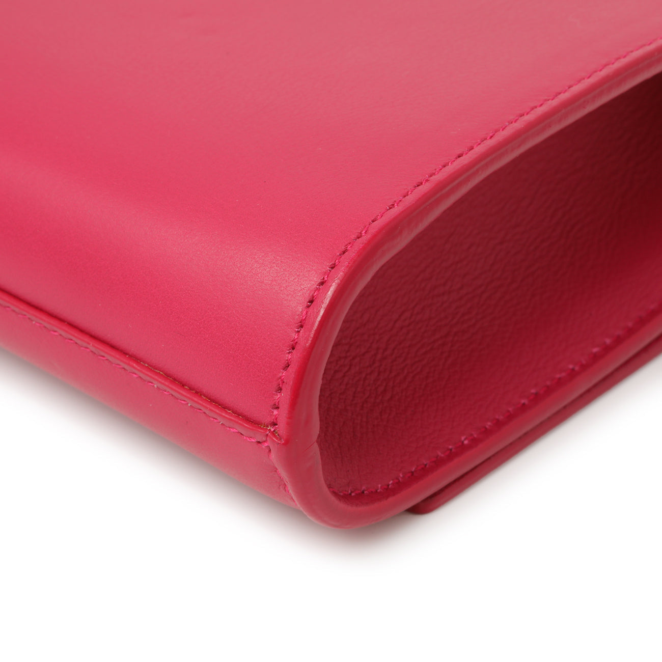 Exclusive Saint Laurent Pink Calfskin Y Ligne Clutch — Alternate View 7