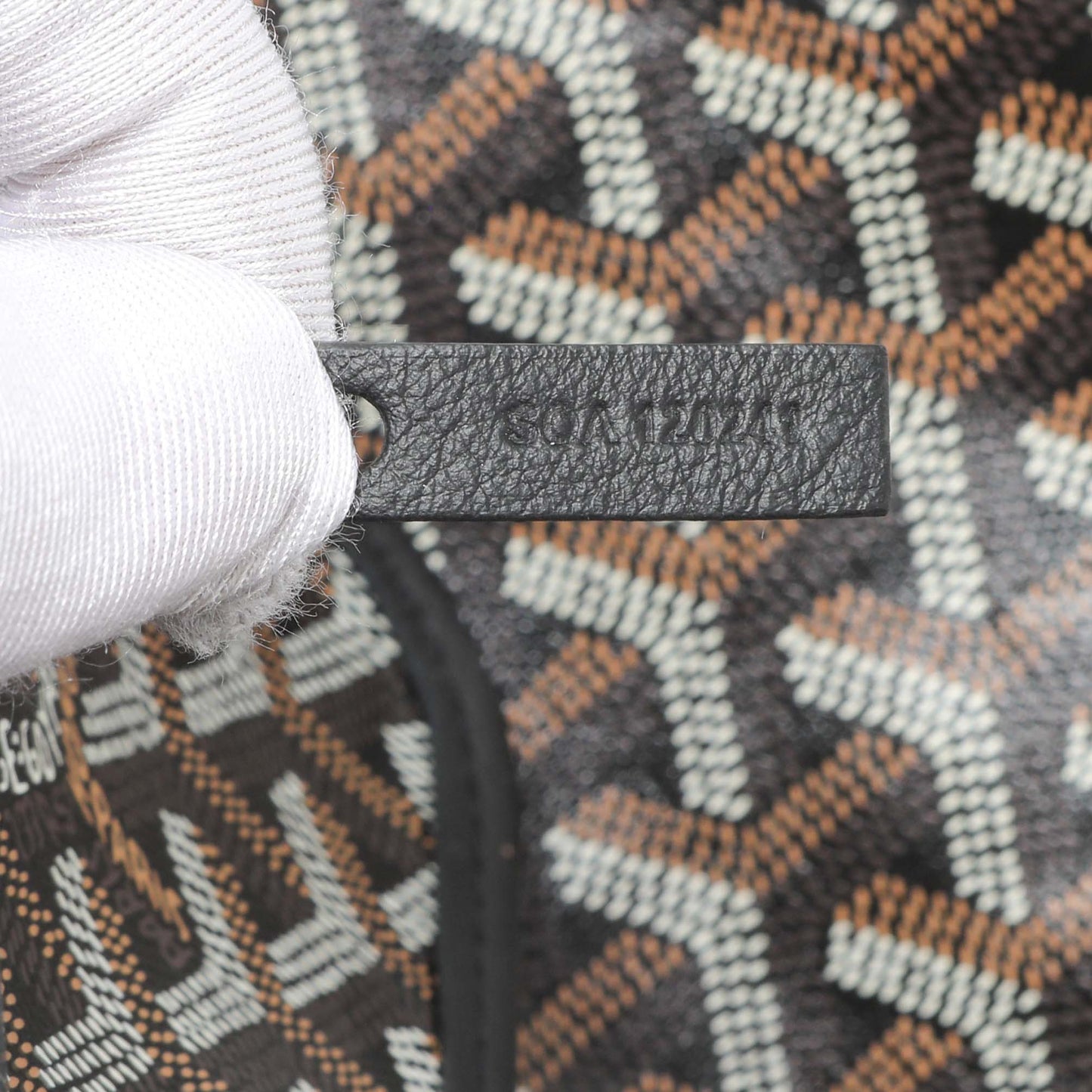 Exclusive Goyard Black Goyardine Reversible Mini Anjou — Alternate View 11
