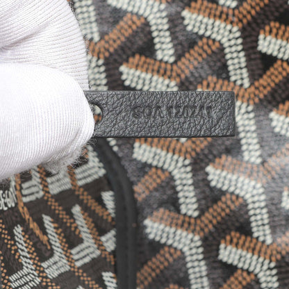 Exclusive Goyard Black Goyardine Reversible Mini Anjou — Alternate View 11
