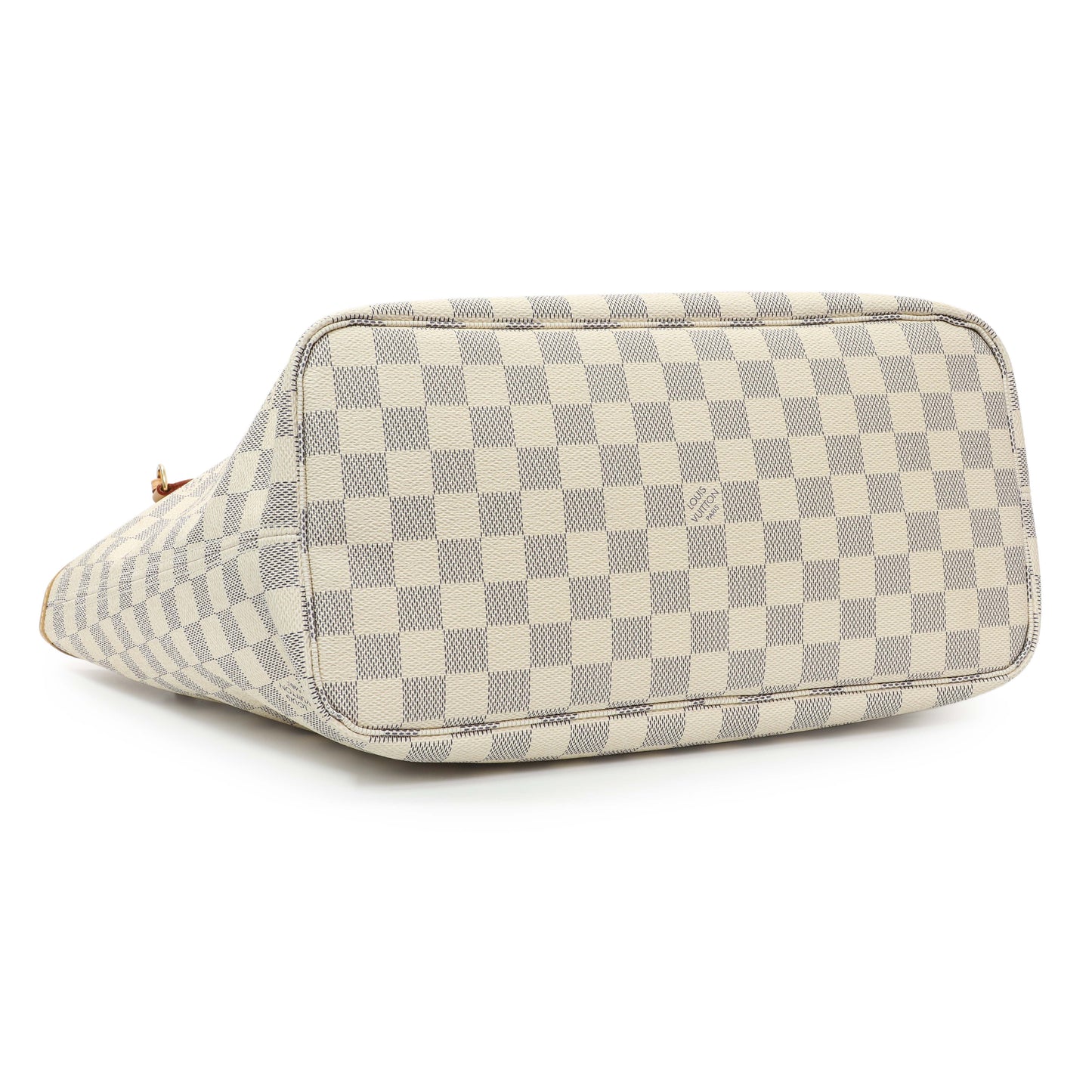 Exclusive Louis Vuitton Damier Azur Neverfull MM — Back View