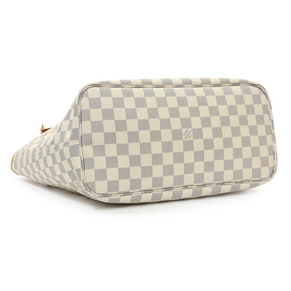 Exclusive Louis Vuitton Damier Azur Neverfull MM — Back View