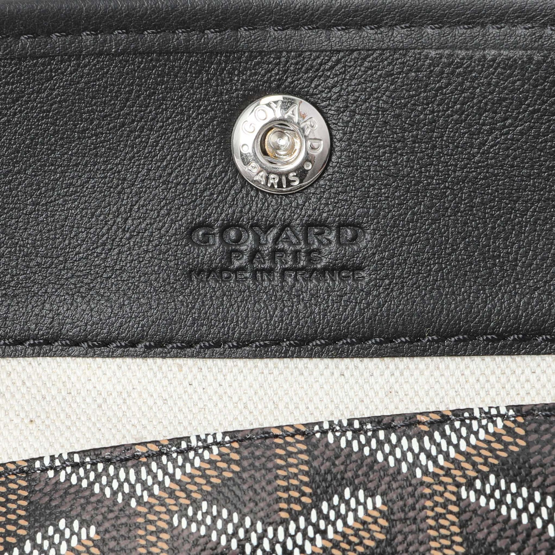 Exclusive Goyard Black Goyardine Reversible Mini Anjou — Alternate View 10