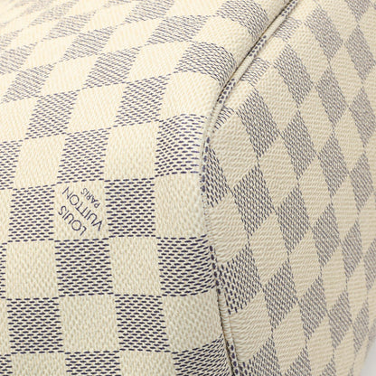 Exclusive Louis Vuitton Damier Azur Neverfull MM — Lifestyle View