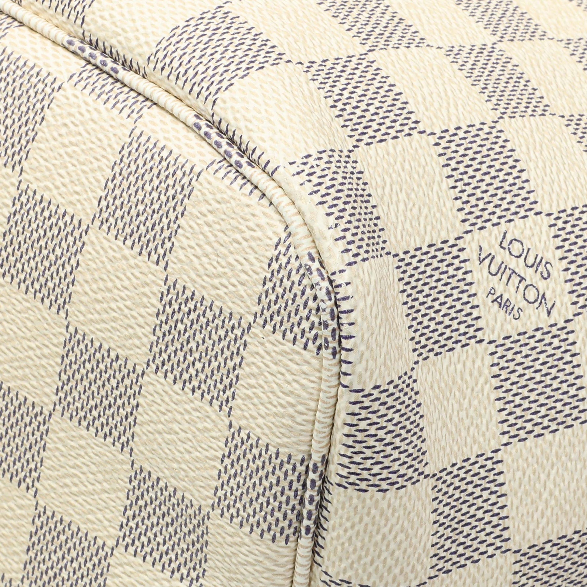Exclusive Louis Vuitton Damier Azur Neverfull MM — Alternate View 7