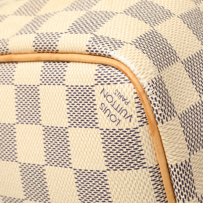 Exclusive Louis Vuitton Damier Azur Keepall Bandouliere 45 — Lifestyle View