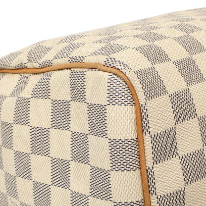 Exclusive Louis Vuitton Damier Azur Speedy 35 — Lifestyle View