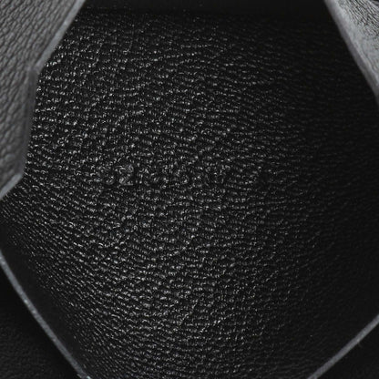 Exclusive Hermes Black Chevre Mysore Bearn Card Holder Wallet — Lifestyle View