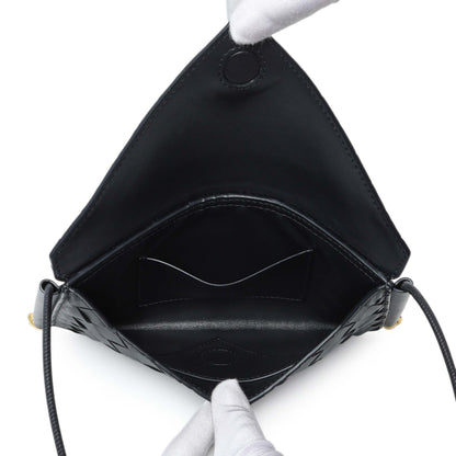Exclusive Bottega Veneta Solstice Envelope Intrecciato Leather Crossbody — Detail View