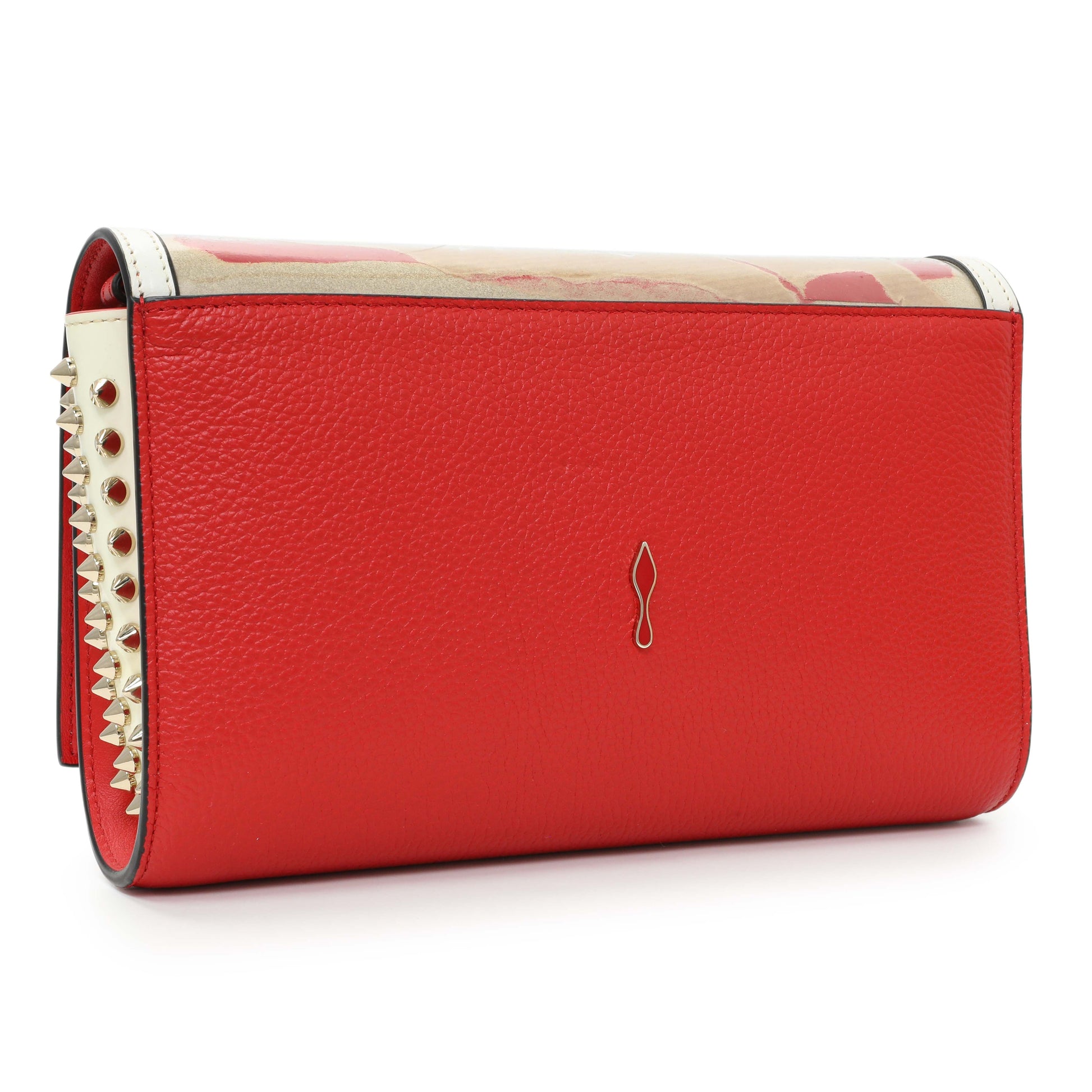 Exclusive Christian Louboutin Paloma Kraft Loubi Clutch — Side View