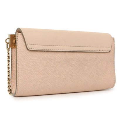 Exclusive Chloe Blush Nude Calfskin Mini Faye Shoulder Bag — Side View