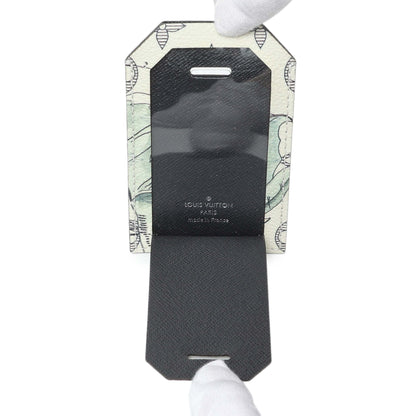 Exclusive Louis Vuitton Savane Monogram Elephant Chapman Luggage Tag — Back View
