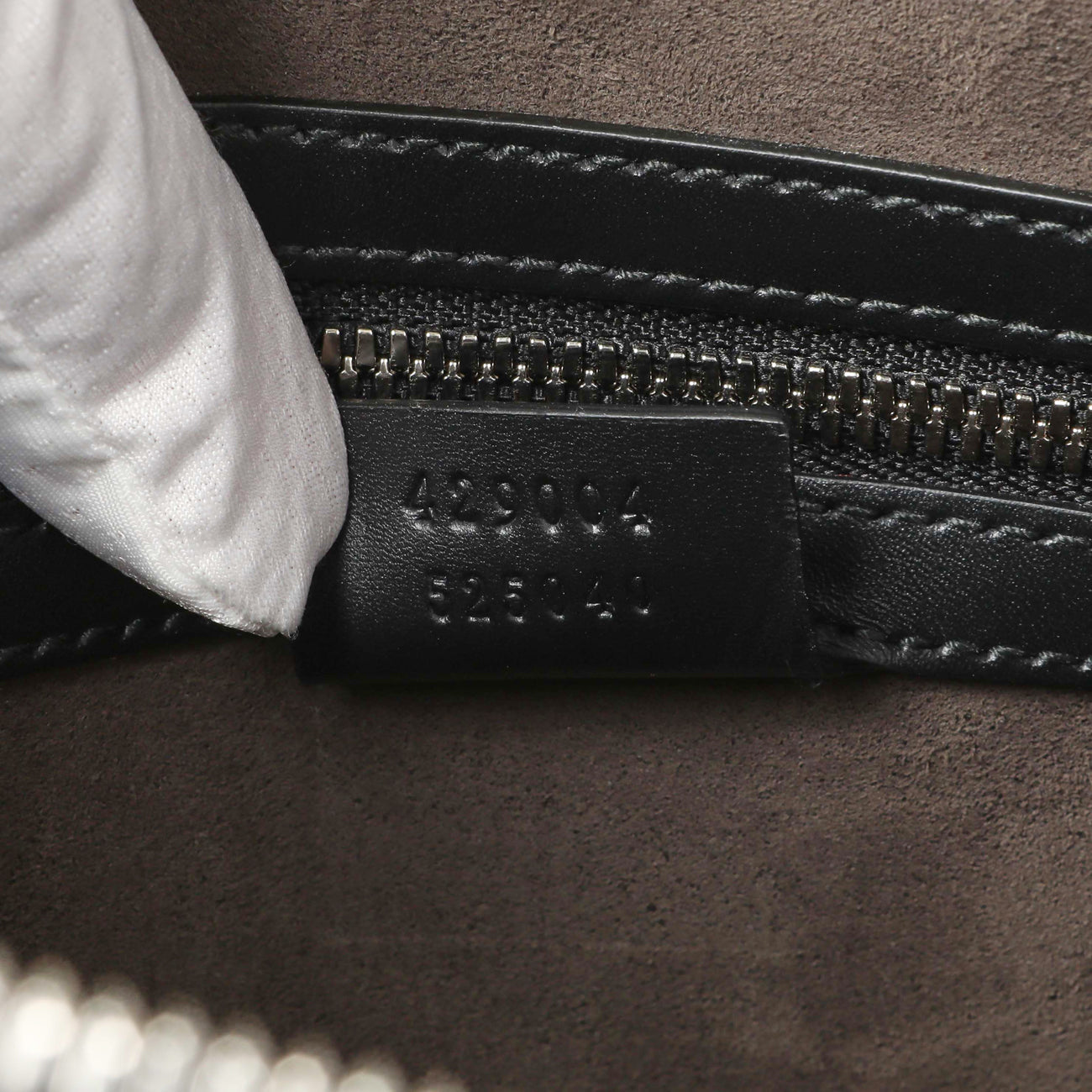 Exclusive Gucci Black Guccissima Signature Messenger Bag — Alternate View 8