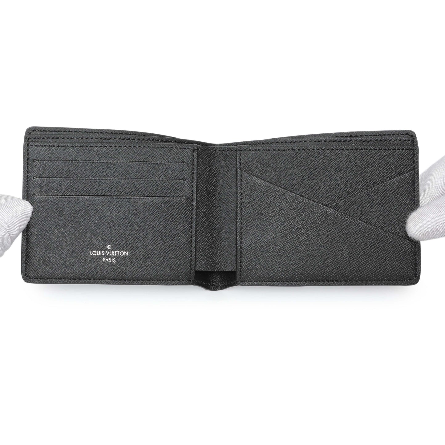 Exclusive Louis Vuitton Monogram Eclipse Multiple Wallet — Top View