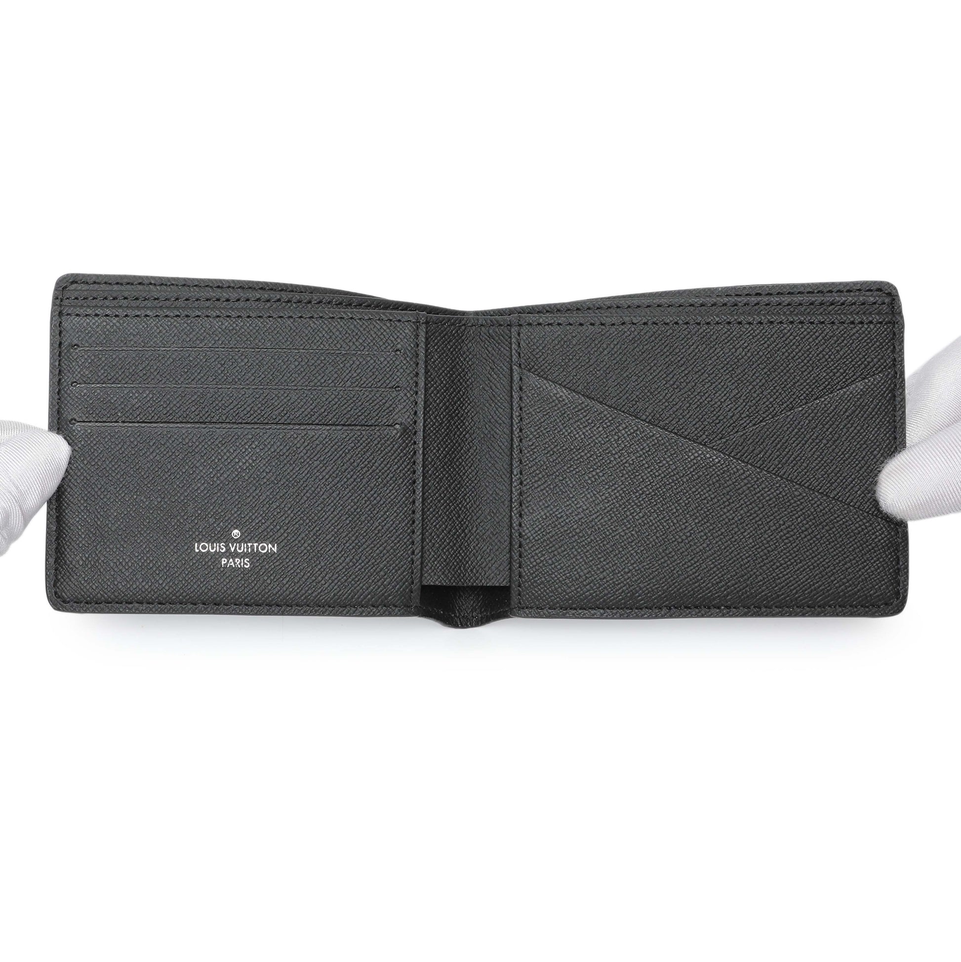 Exclusive Louis Vuitton Monogram Eclipse Multiple Wallet — Top View