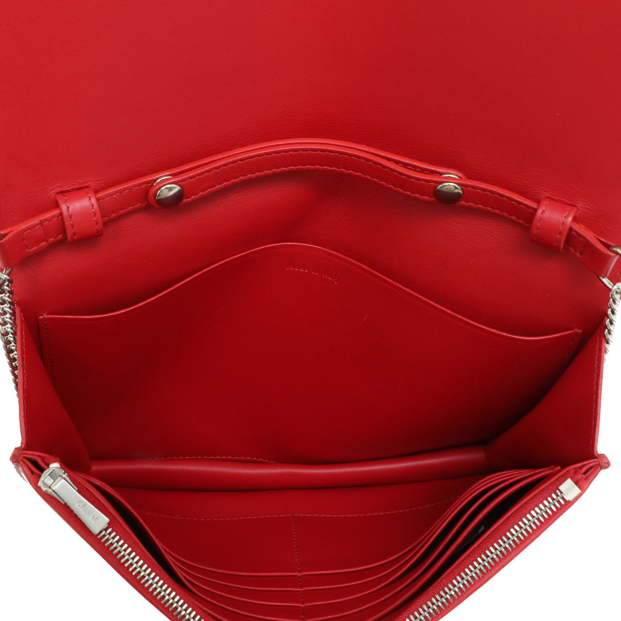 Exclusive Celine Lambskin Frame Evening Chain Clutch — Alternate View 10