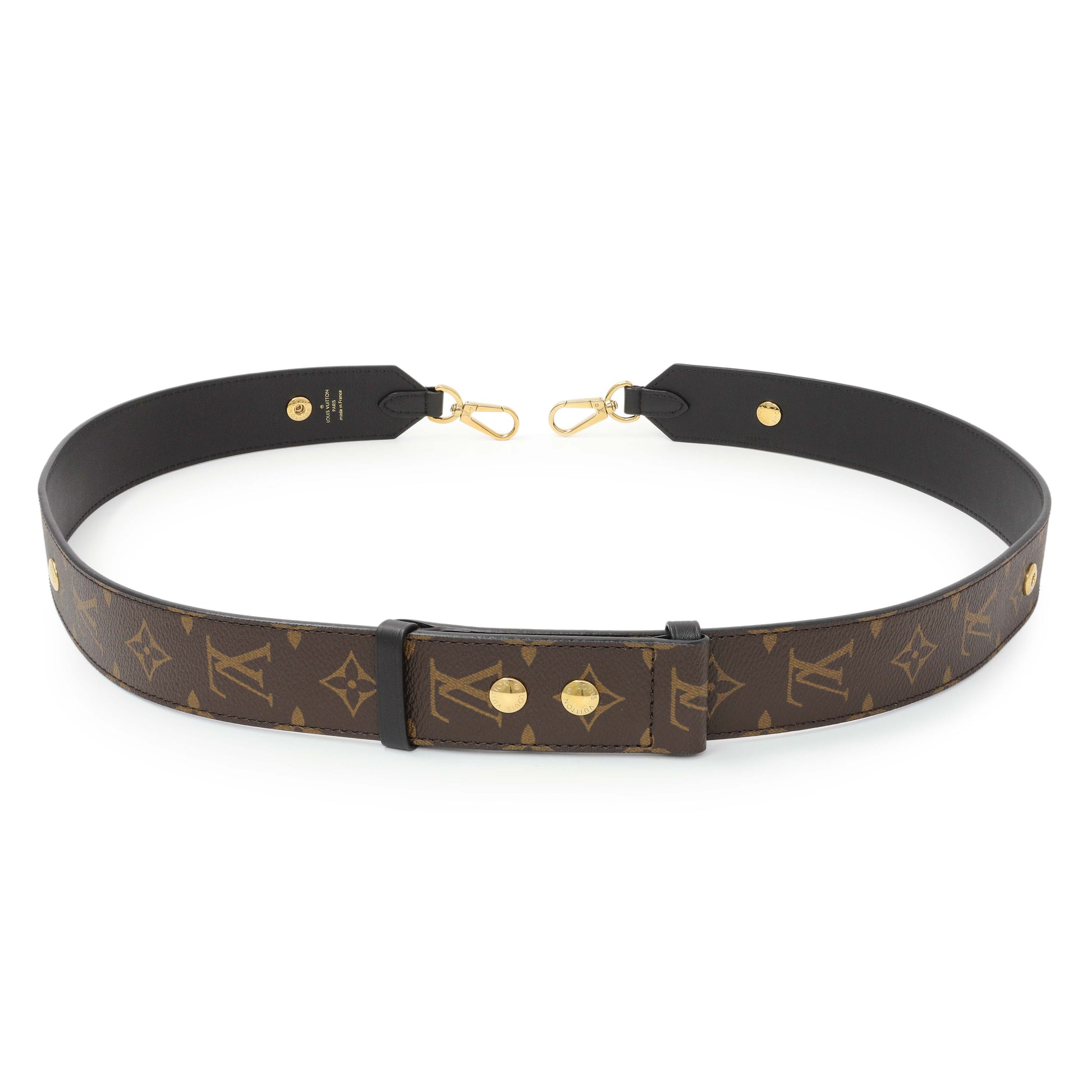 Exclusive Louis Vuitton Monogram Adjustable Bandouliere Shoulder Strap — Side View