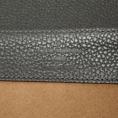 Exclusive Louis Vuitton Anthracite Taurillon Arsene Backpack — Detail View