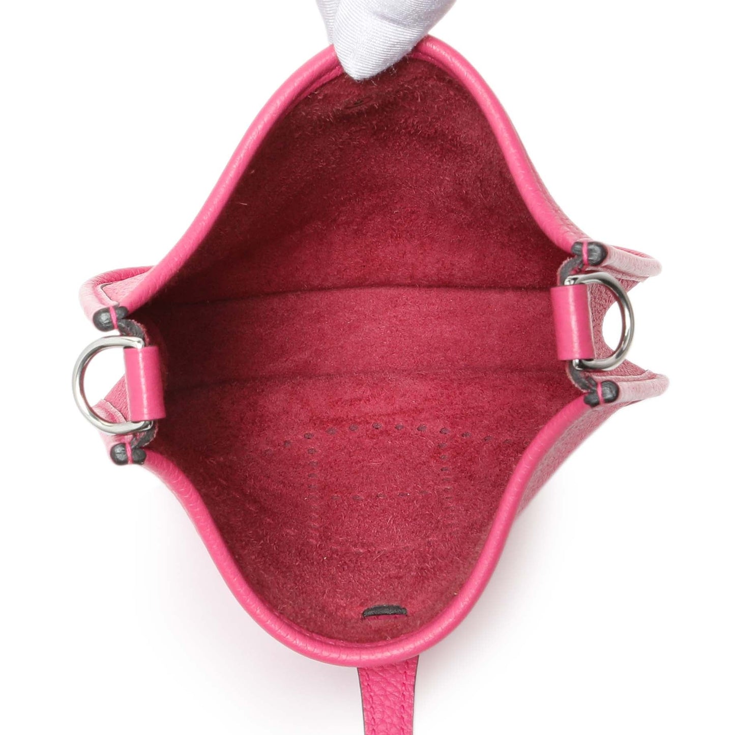 Exclusive Hermes Rose Shocking Clemence Evelyne TPM — Alternate View 8