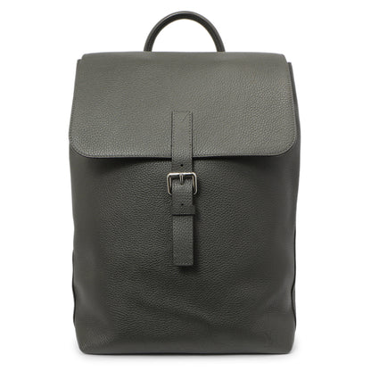 Exclusive Louis Vuitton Anthracite Taurillon Arsene Backpack — Front View