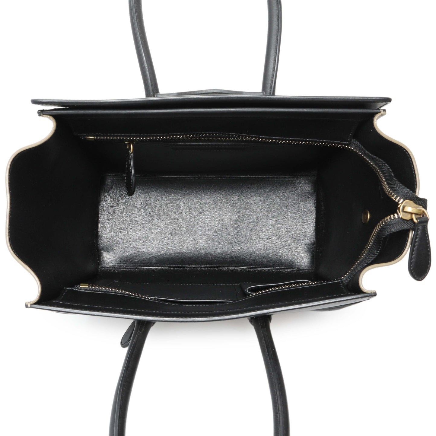 Exclusive Celine Tri-Color Calfskin Micro Luggage Tote — Alternate View 8