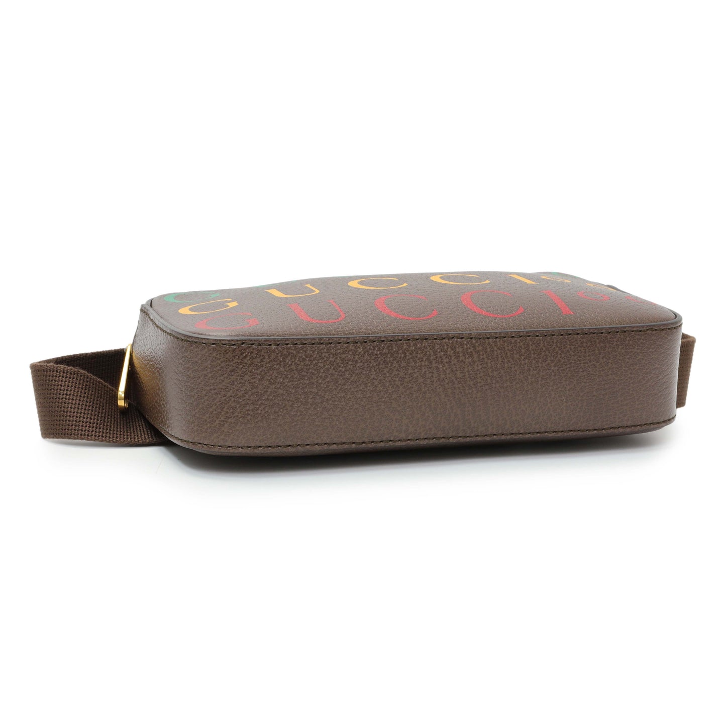 Exclusive Gucci Textured Dollar Calfskin Gucci 100 Aria Belt Bag — Back View