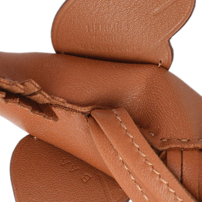 Exclusive Hermes Milo Gold Lambskin Grigri Rodeo Pegase Horse Bag Charm PM — Back View
