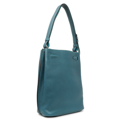 Exclusive Hermes Bleu Izmir Turquoise Togo Verso So Kelly 22 — Side View