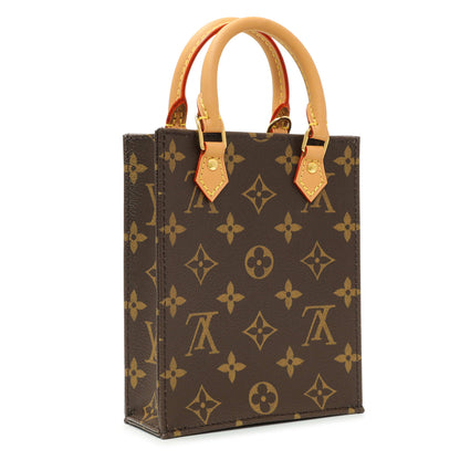 Exclusive Louis Vuitton Monogram Petit Sac Plat — Side View