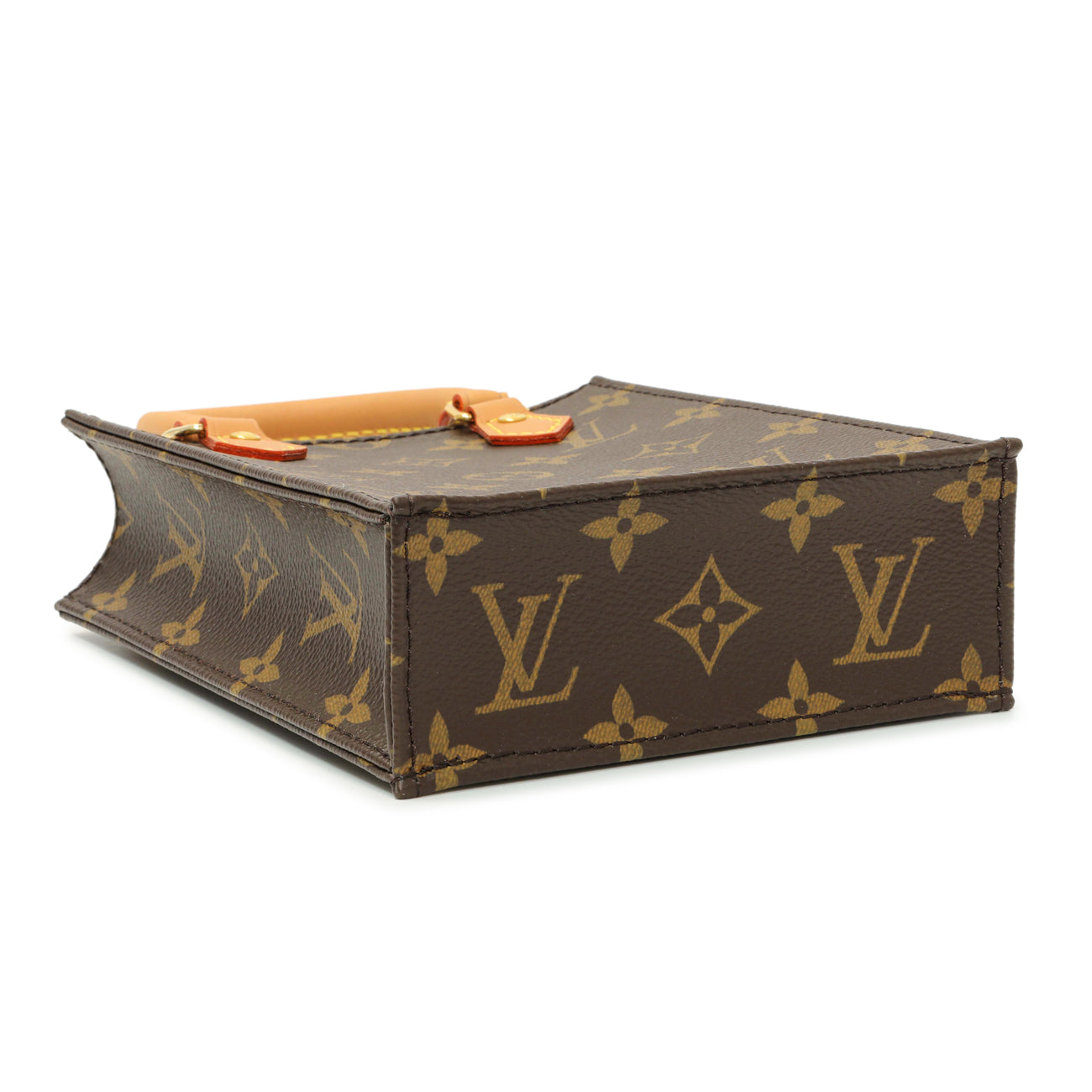 Exclusive Louis Vuitton Monogram Petit Sac Plat — Back View