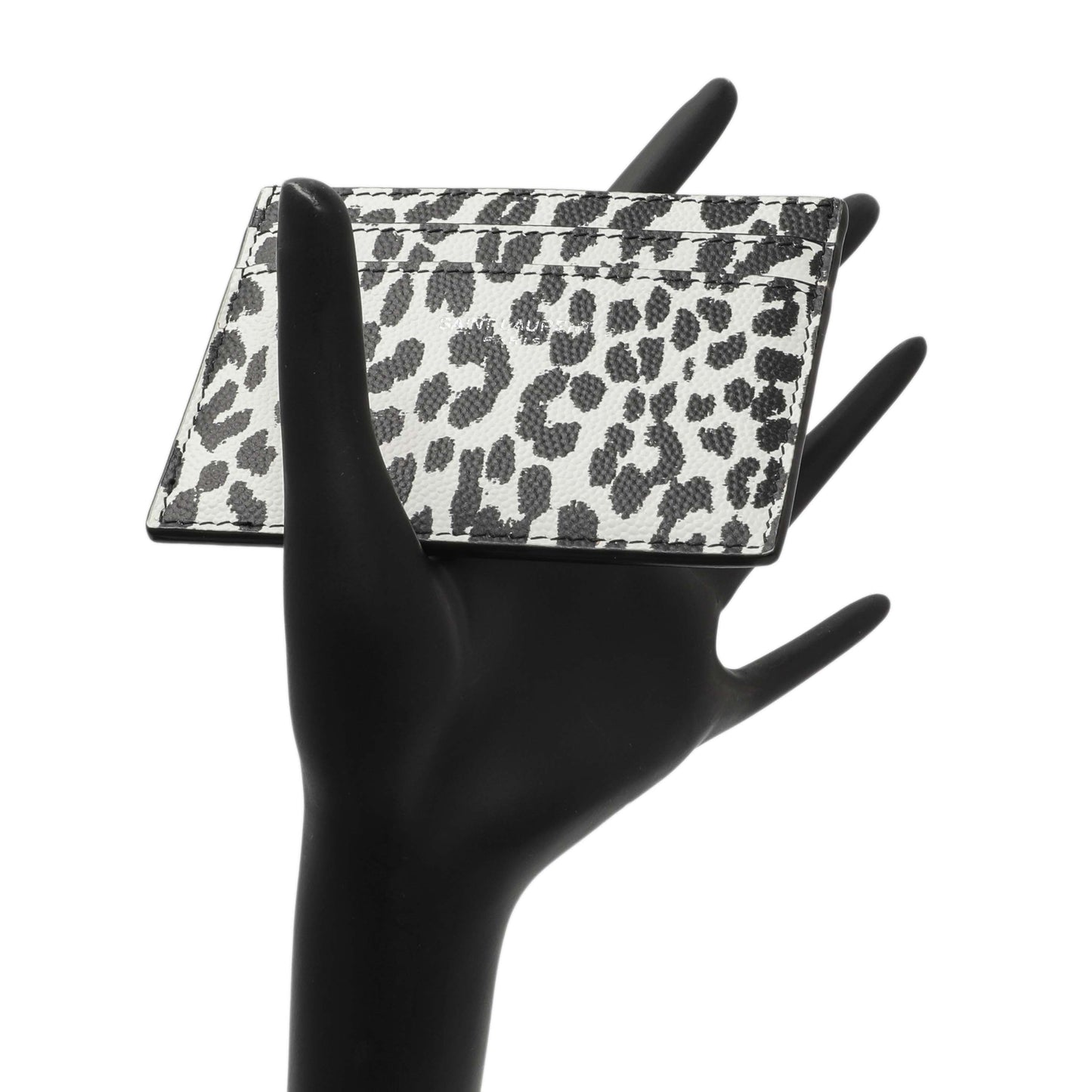 Exclusive Saint Laurent Grain De Poudre Baby Cat Print Card Case — Alternate View 7