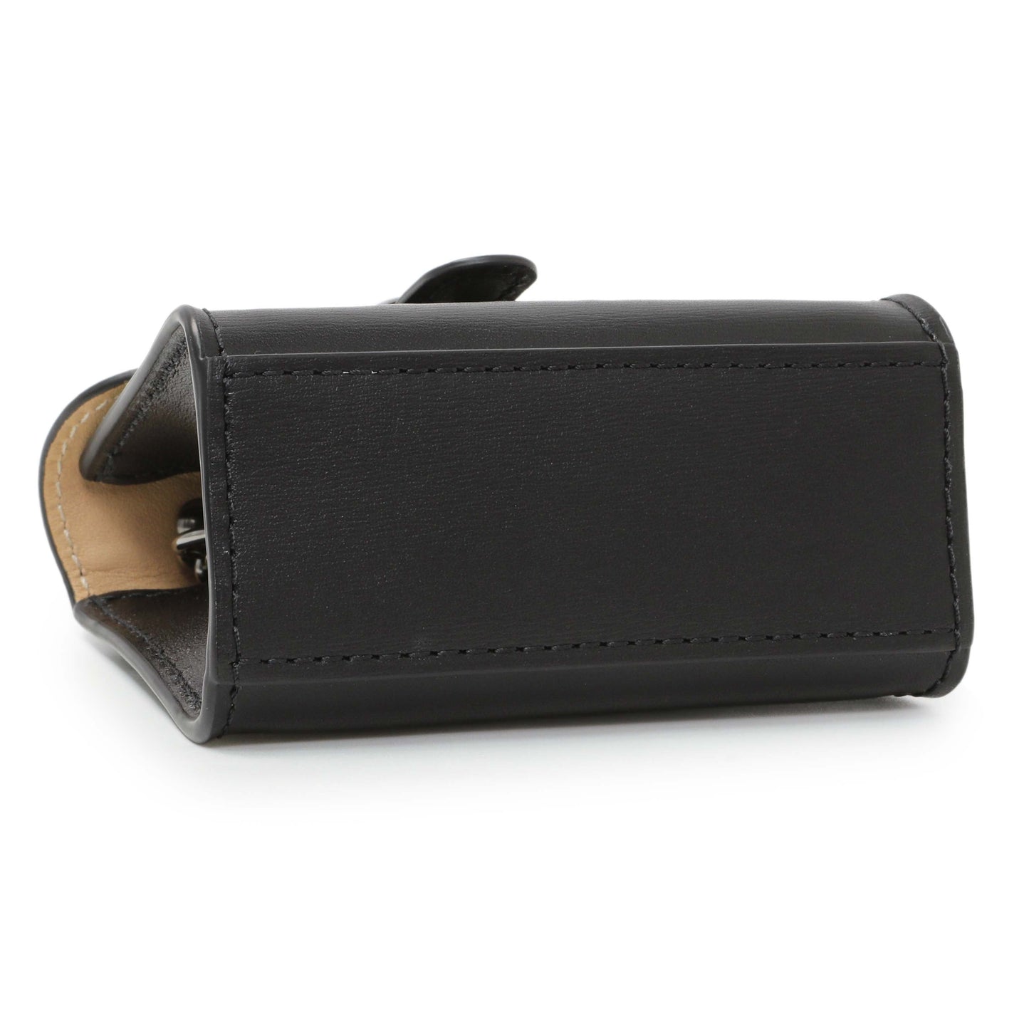 Exclusive Delvaux Black Calfskin Brillant Bag Charms — Back View
